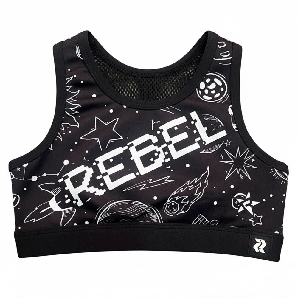 ALL-STAR REBEL ATHLETICS SPORTS BRA
SZ YS
EUC